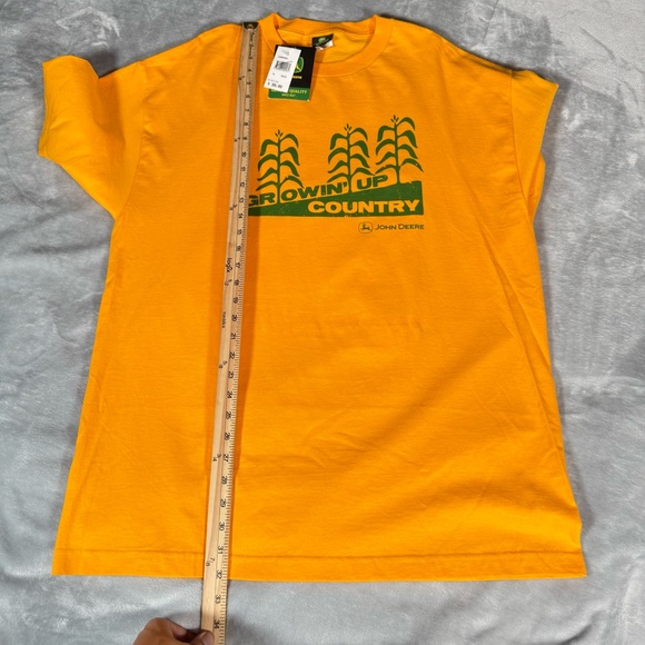 John Deere Growing Up Country T Shirt Mens XL Gold NEW - Picture 8 of 8